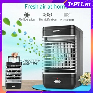 Máy làm lạnh mini đa năng quạt làm mát không khí tạo độ ẩm làm mát không gian làm mát cầm tay làm dịu gió top11.vn