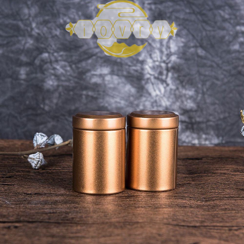 Hộp Thiếc Đựng Trà / Cà Phê / Trà Có Nắp Đậy Kín Sắp Xếp Gọn Gàng Cho Nhà Bếp