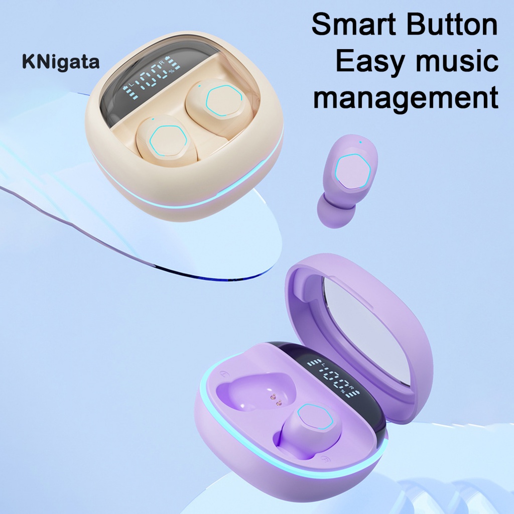 Tai Nghe Bluetooth 5.3 Không Dây Có Màn Hình LED Hiển Thị Kỹ Thuật Số