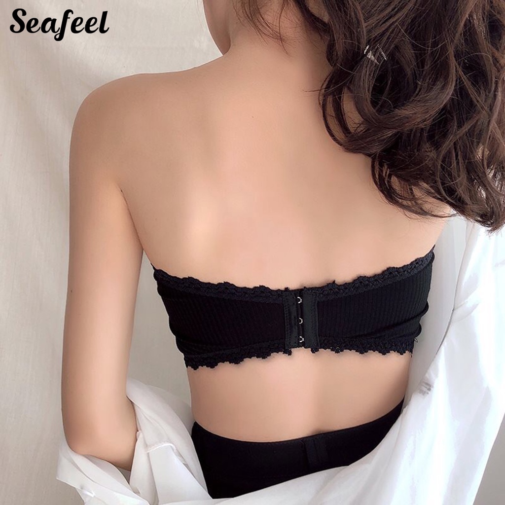 Áo Ngực Không Dây Thoáng Khí Có Mút Nâng Ngực Dành Cho Nữ