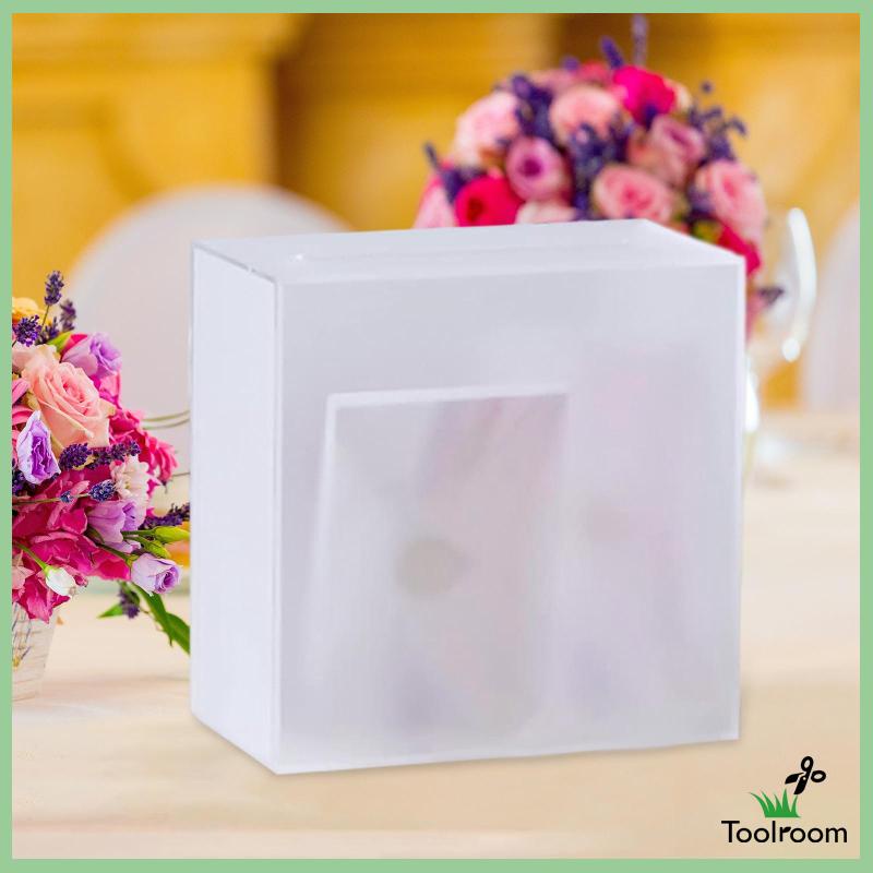 Hộp Đựng Thẻ Bằng Acrylic Trong Suốt Dùng Làm Quà Tặng Sinh Nhật / Cô Dâu Trong Ngày Kỷ