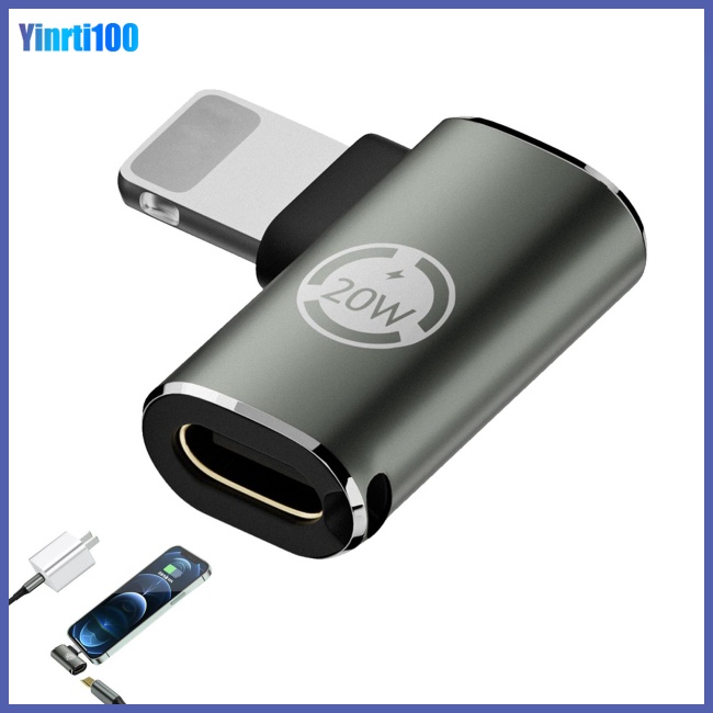 Bộ Chuyển Đổi Sạc Nhanh Type-c 20w Tương Thích Với Đầu Cắm Sang Ổ Cắm Pd