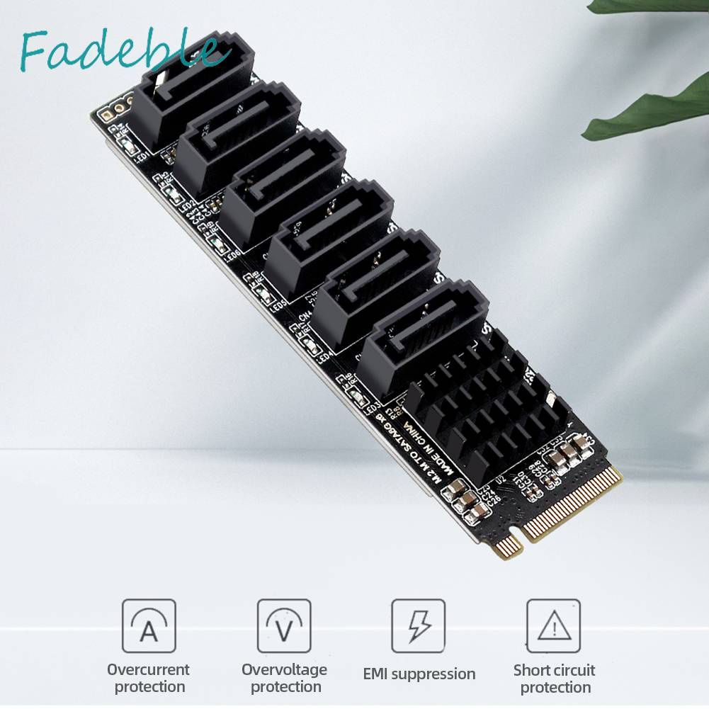 Card Mở Rộng M2 M-EKY PCIE3.0 Sang SATA6G Cho Ổ Cứng SATA