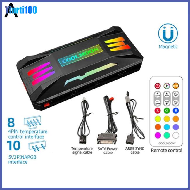 Quạt Tản Nhiệt Điều Khiển Từ Xa Thông Minh 4-pin Pwm 5v 3pin RGB