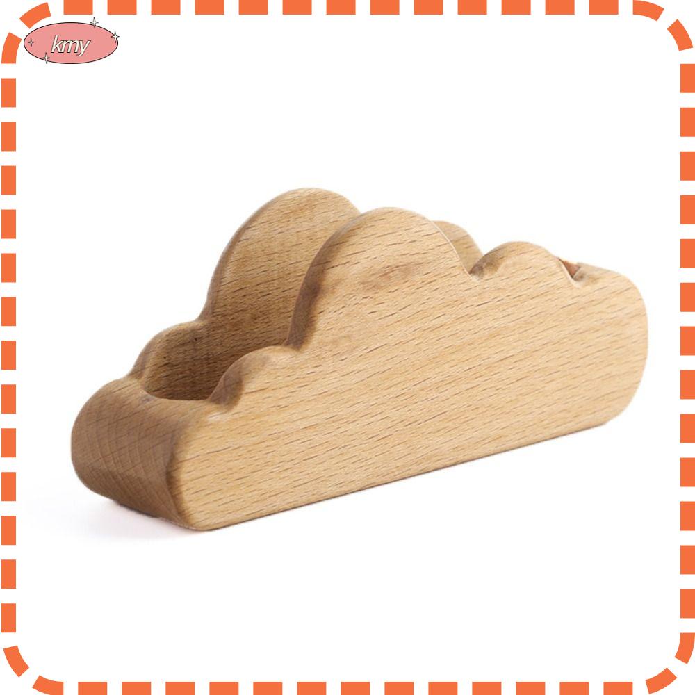 Giá Đỡ Trưng Bày Thẻ ID Bằng Gỗ Sắp Xếp Gọn Gàng