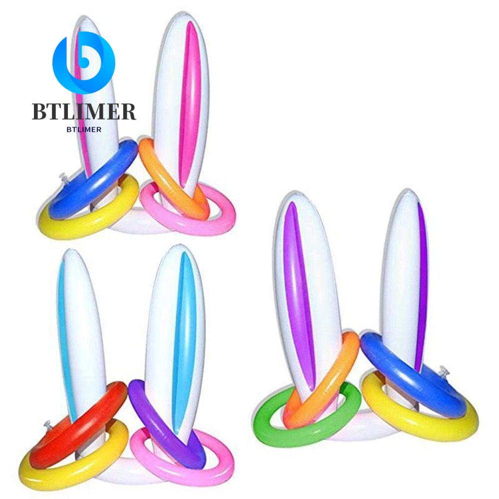 Btlimer Mũ Bơm Hơi PVC Hình Tai Thỏ Phục Sinh Cho Bé