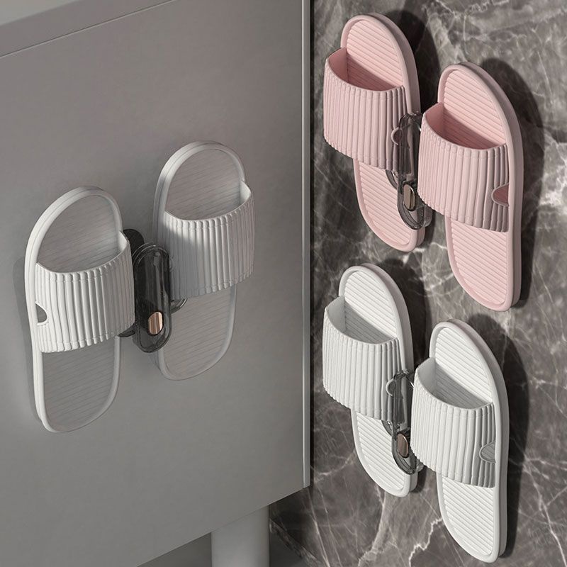 Giá Treo Dép Gắn Tường Không Cần Đục Lỗ Thoát Nước Tiện Dụng Cho Nhà Tắm