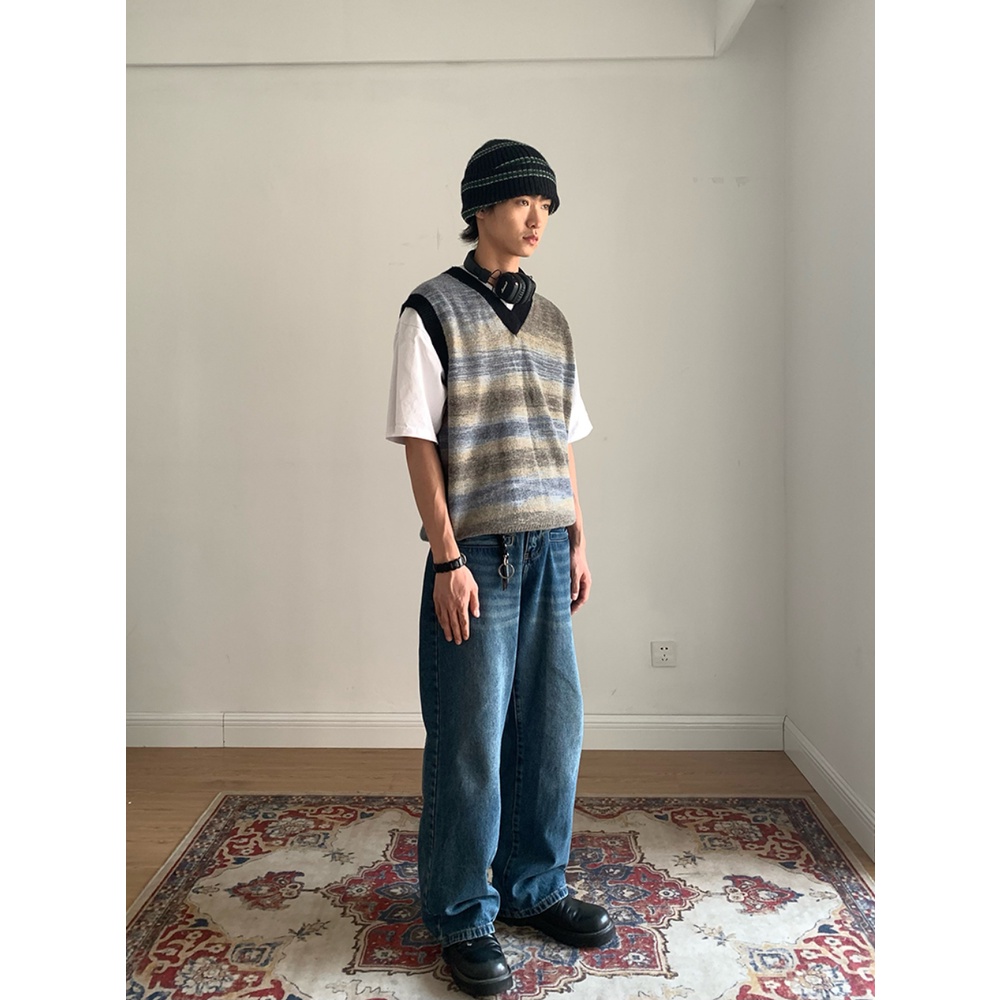 Quần Jean Ống Rộng Thời Trang Mùa Hè Phong Cách Mới 2022 Cho Nam Và Nữ