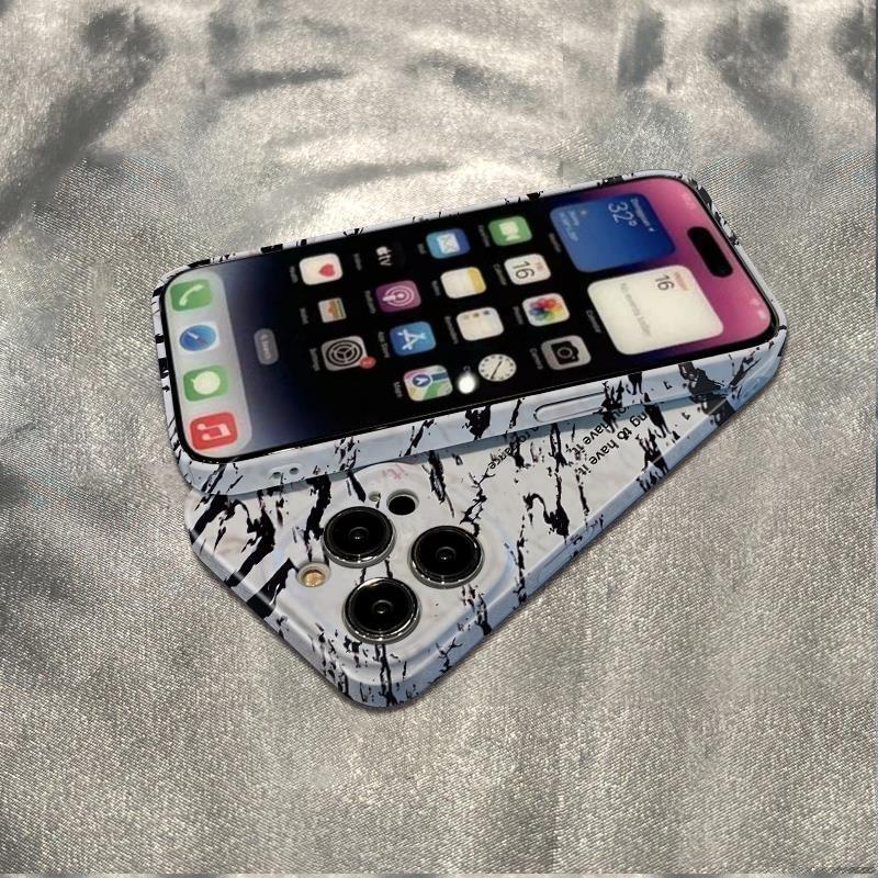 Ốp Điện Thoại Họa Tiết Vân Đá Chống Sốc / Bụi Bẩn Cho Iphone12116In 14pro78max plus13 XHE1