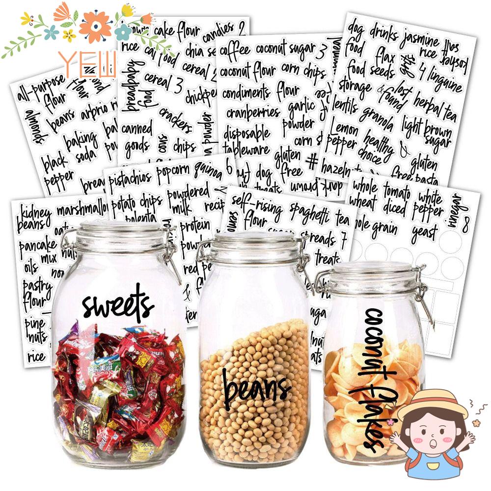 Set 8 Tấm Sticker Màu Đen Chống Thấm Nước Tiện Dụng