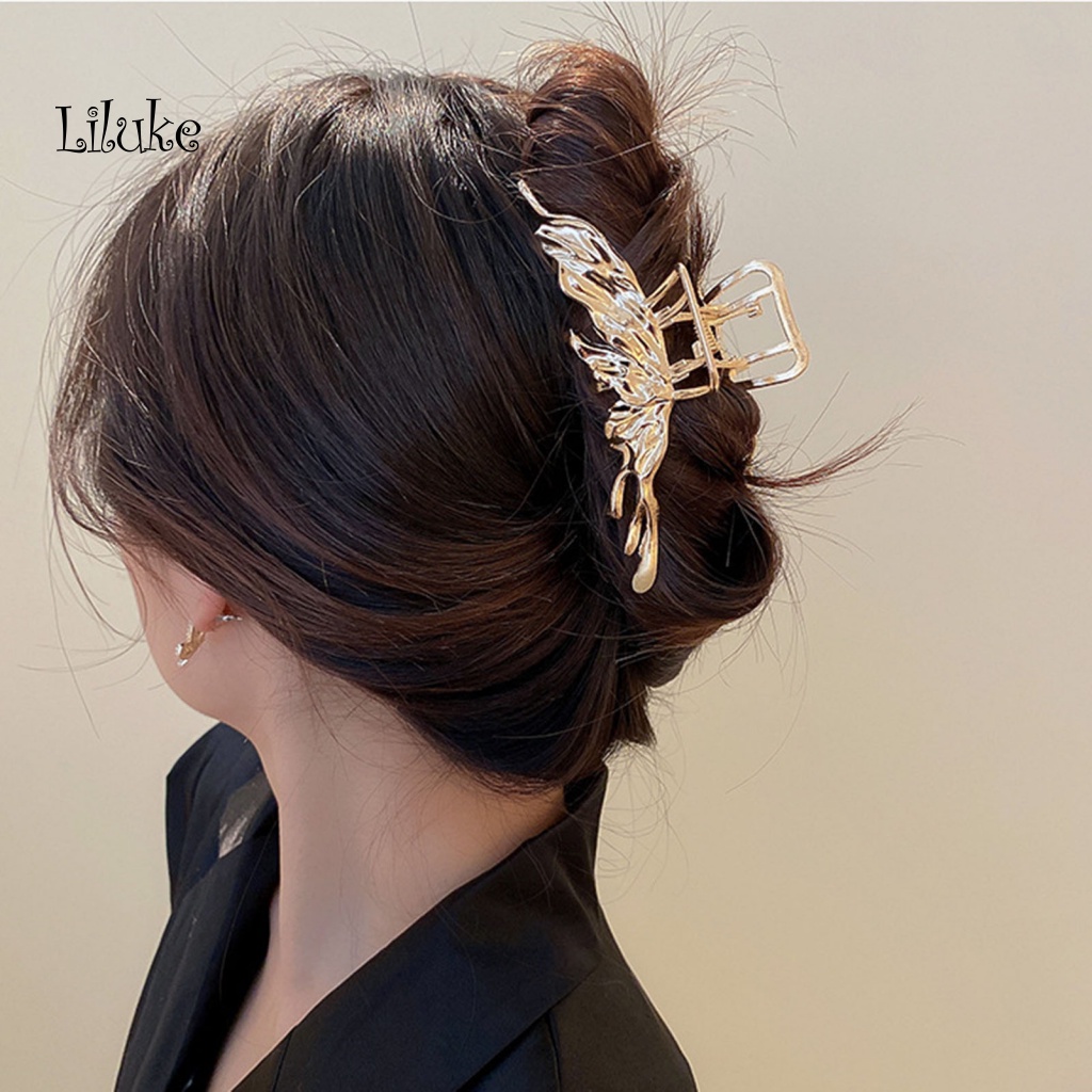 Kẹp Tóc Màu Sắc Tươi Sáng Trang Trí Cánh Bướm Thanh Lịch Cho Nữ