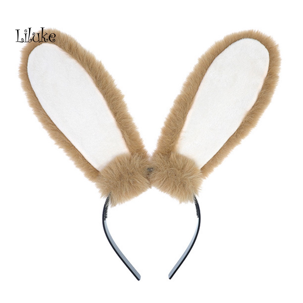 Băng Đô Tai Thỏ Lông Mềm Mại Nhiều Màu Sắc Dùng Hóa Trang / Chụp Ảnh