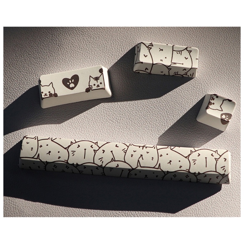 Set 4 Nút Bàn Phím OEM Năm Mặt Nhuộm Màu Tùy Chỉnh Cho Bàn Phím Cơ
