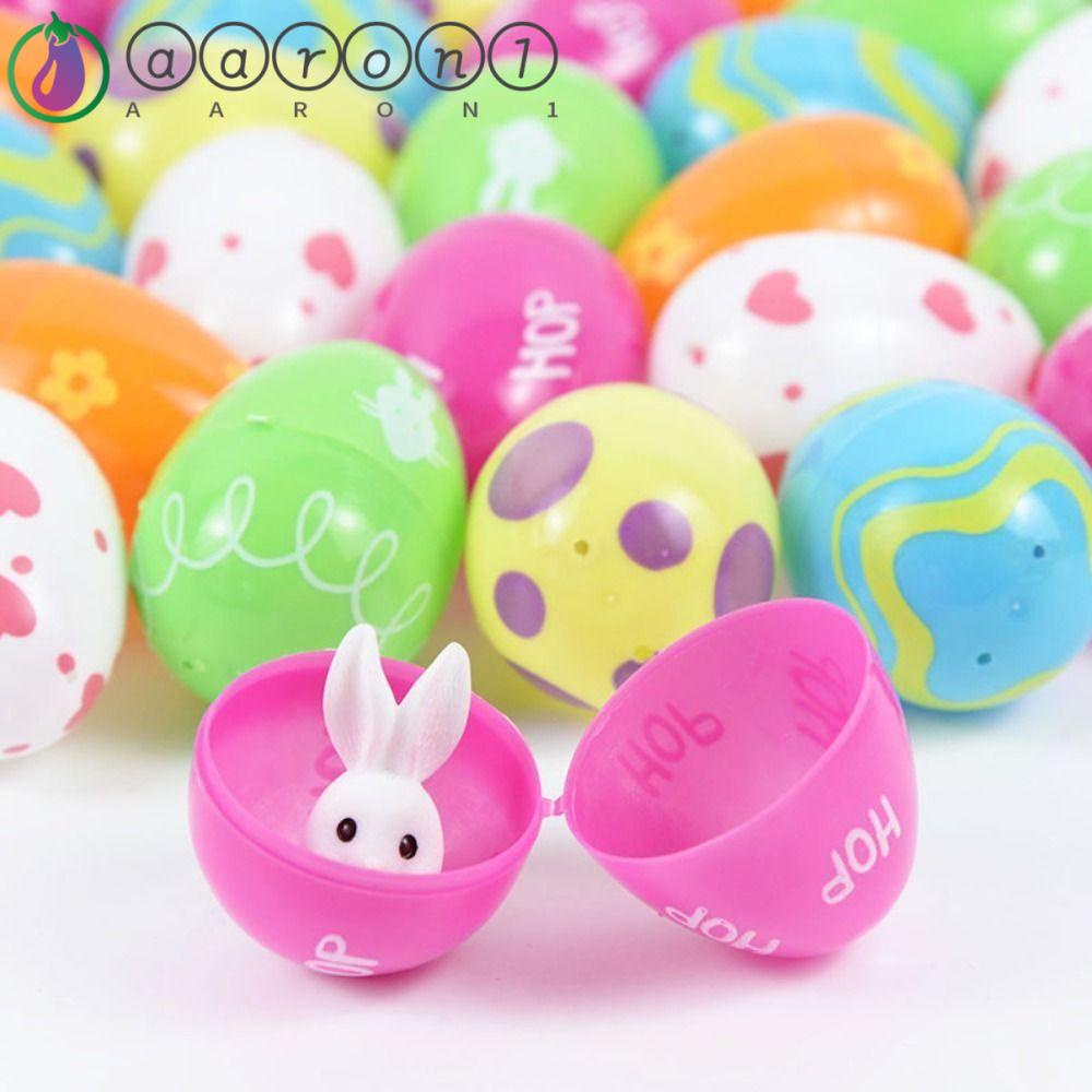 Aaron1 Trứng Phục Sinh Bằng Nhựa Rỗng Thủ Công DIY Cho Bé