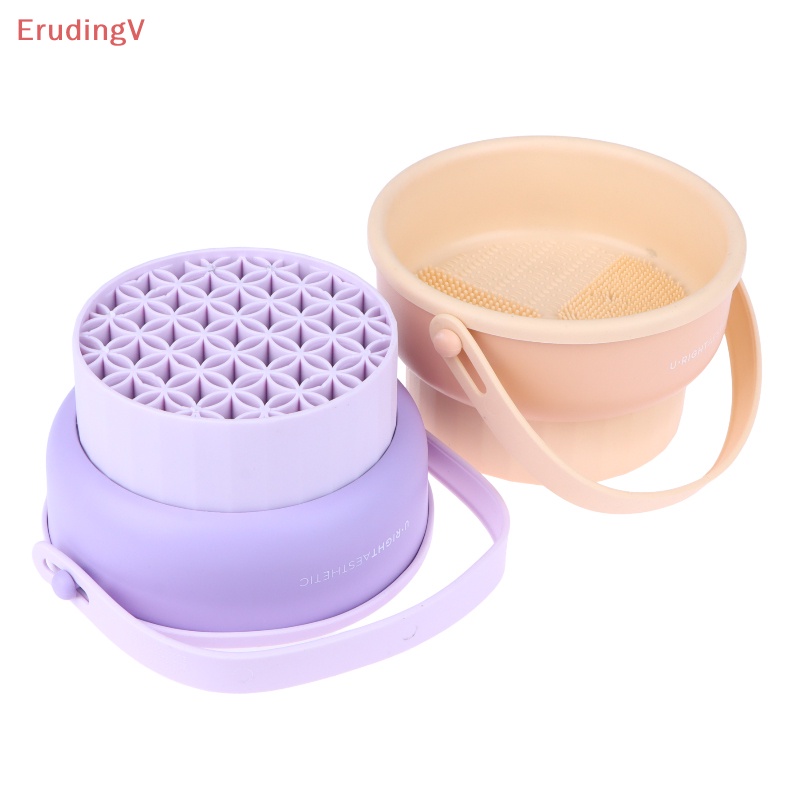 Bộ Dụng Cụ Vệ Sinh Cọ Trang Điểm Bằng Silicon Tiện Dụng