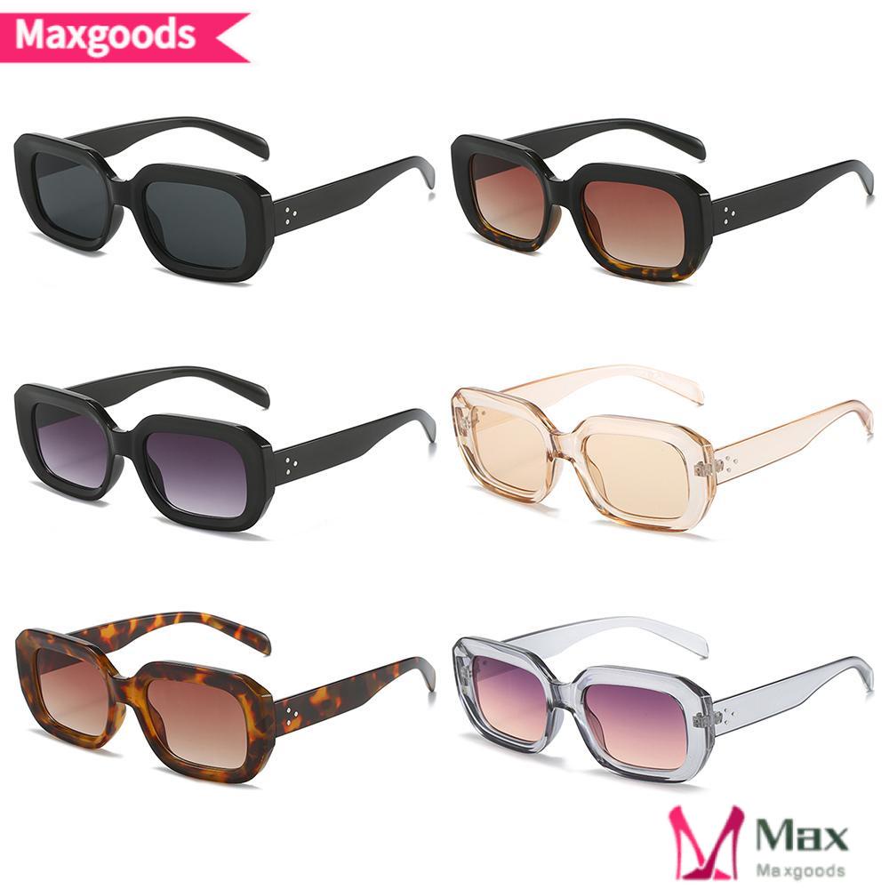 Kính Mát Hình Chữ Nhật Nhỏ Chống Tia Uv400 Thời Trang Cho Nữ