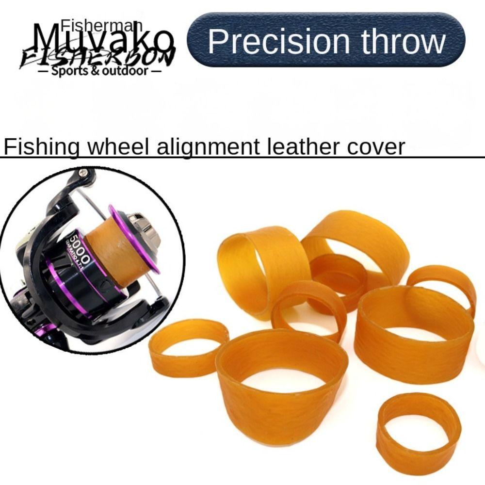 MUVAKO Dây Đai Co Giãn Bảo Vệ Cần Câu Cá Chống Mài Mòn Giá Đỡ