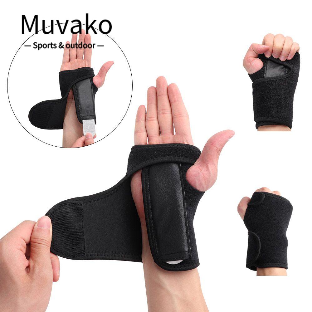 MUVAKO Nẹp Nẹp Bảo Vệ Cổ Tay Có Thể Điều Chỉnh Khi Bị Bong Gân