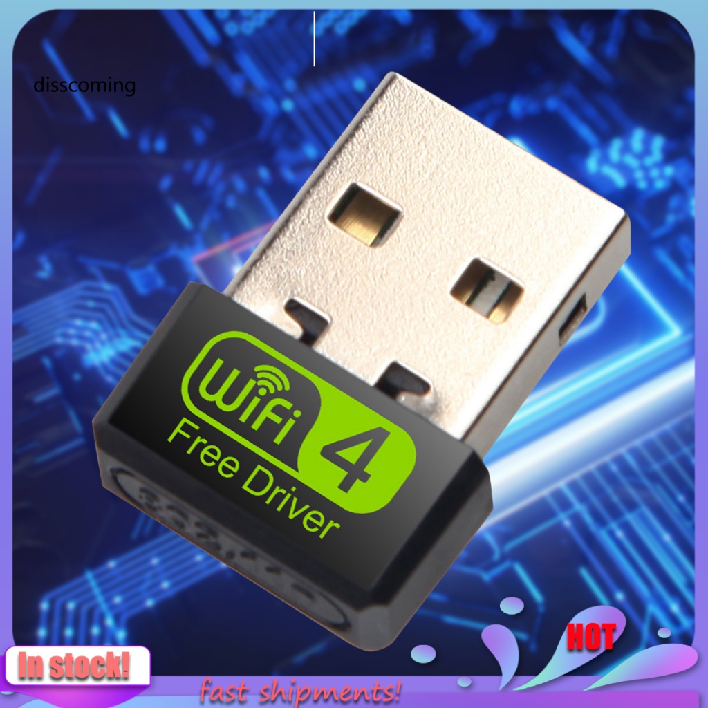 Thiết Bị Nhận Tín Hiệu Wifi USB 2.0 150Mbps 2.4GHz Không Dây Cho Laptop Máy Tính Để Bàn