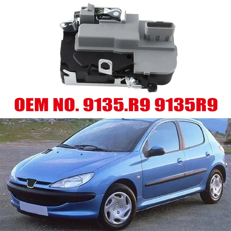 Khóa Cửa Trước Bên Trái Cho Peugeot 206 3 / 5 Sw 9135Phụ Kiện Chuyên Dụng Cho Xe R9 9135R99135R9