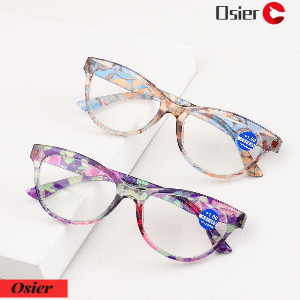 OSIER1 Mắt Kính Đọc Sách Gọng Hoa Siêu Nhẹ 1 # Cho Nam &amp; Nữ