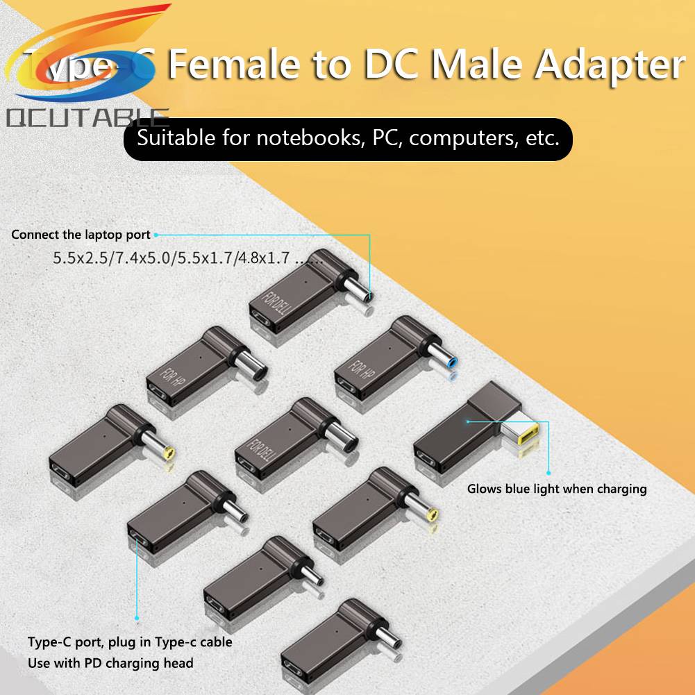 Đầu Nối Nguồn USB Type-C 100W Cho Laptop