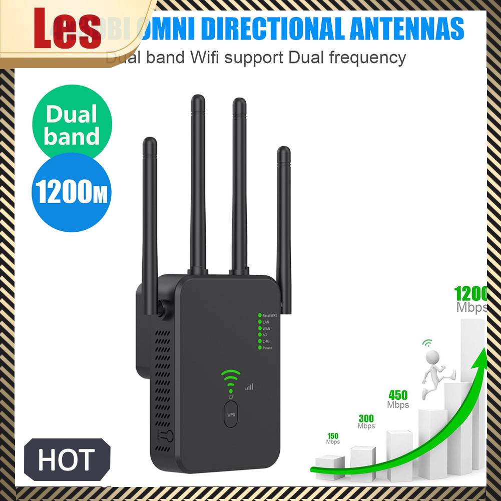Bộ Khuếch Đại Tín Hiệu WiFi Kèm 4 Ăng Ten