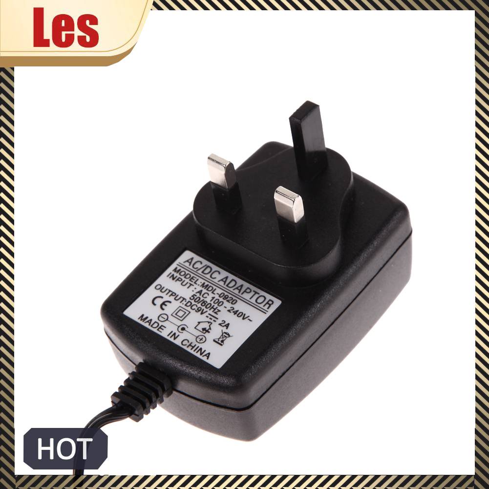 Củ Sạc AC 100-240V DC 5.5 x 2.5MM 9V 2A Phích Cắm UK