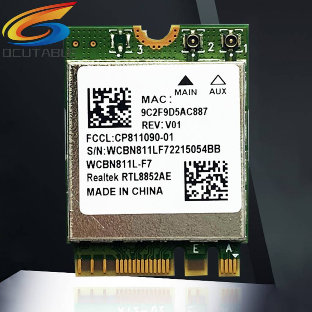 Thẻ Mạng Không Dây RTL8852AE Bluetooth 5.2 Cho Laptop