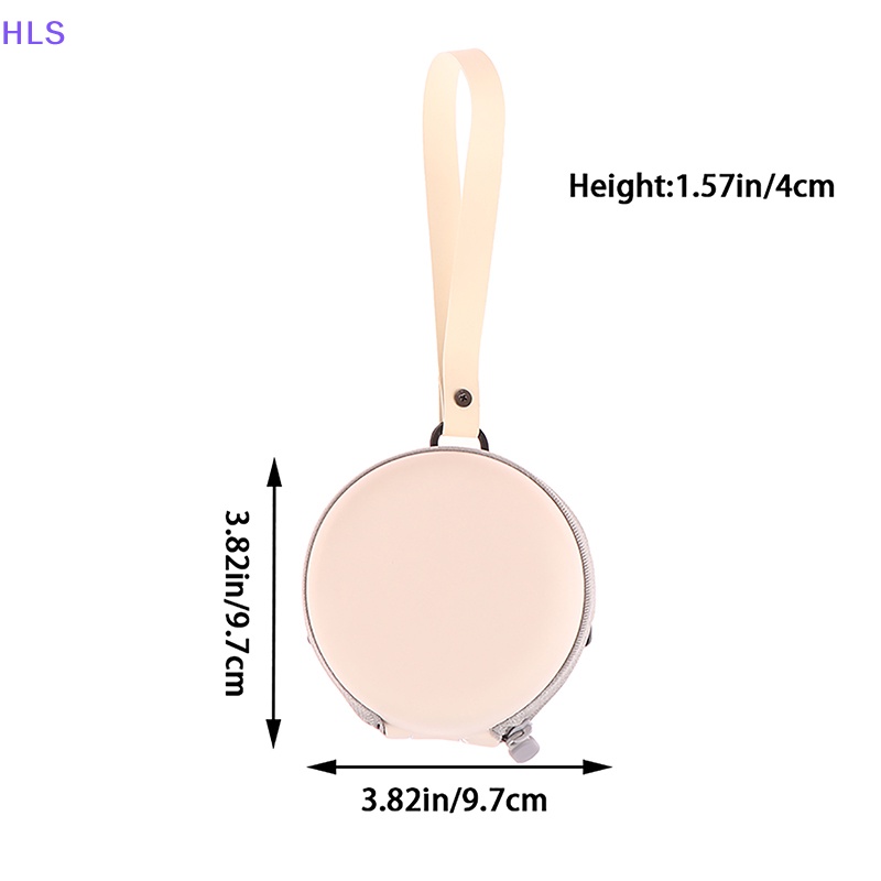 1 Túi EVA Tròn Đựng Mắt Kính Có Khóa Kéo Gấp Gọn Tiện Dụng