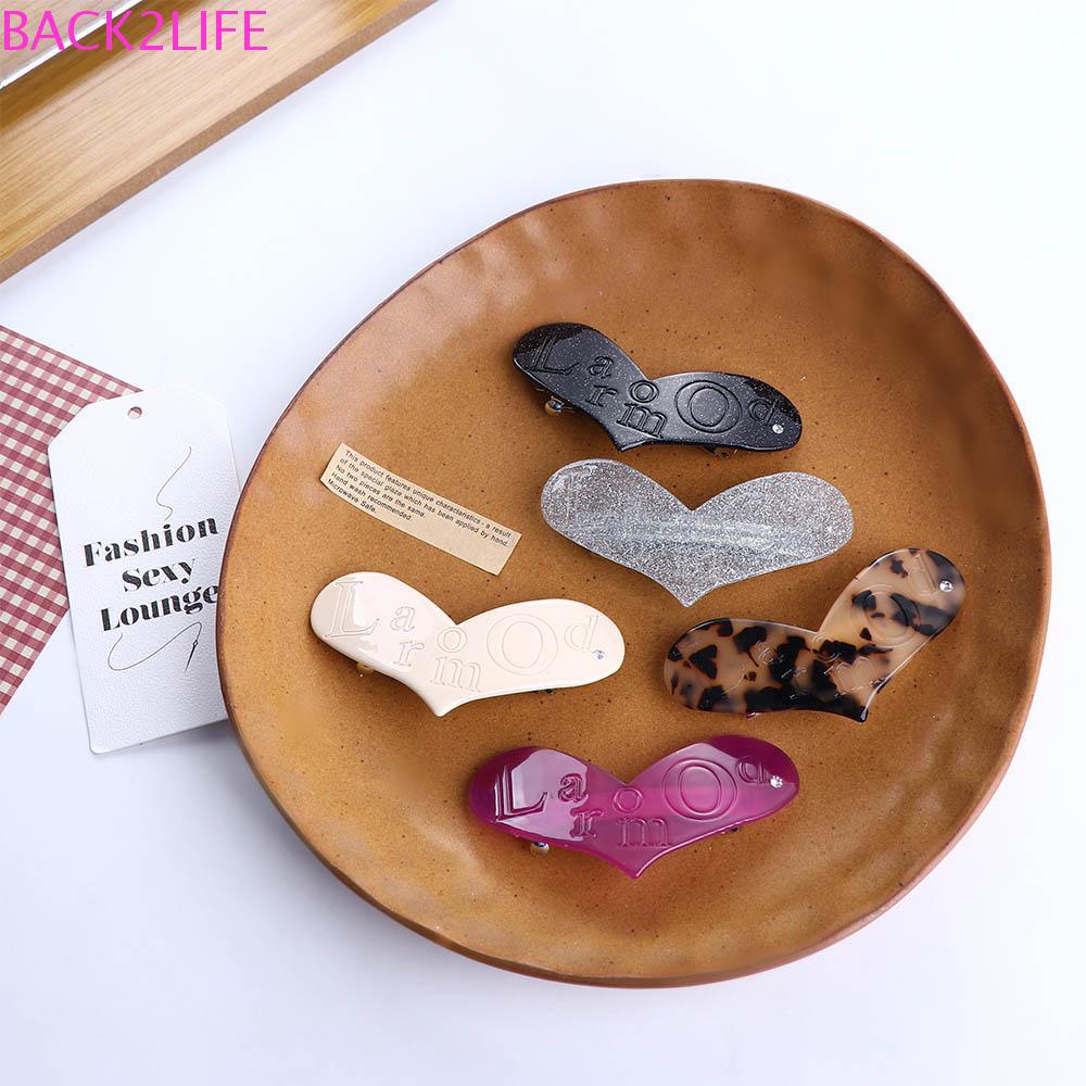 BACK2LIFE Set 2 Kẹp Tóc Đuôi Ngựa Phong Cách Vintage Nữ Tính