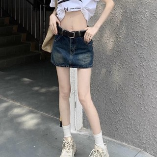 Chân váy jean chữ A, dáng Y2K BASIC CẠP CAO TÔN DÁNG