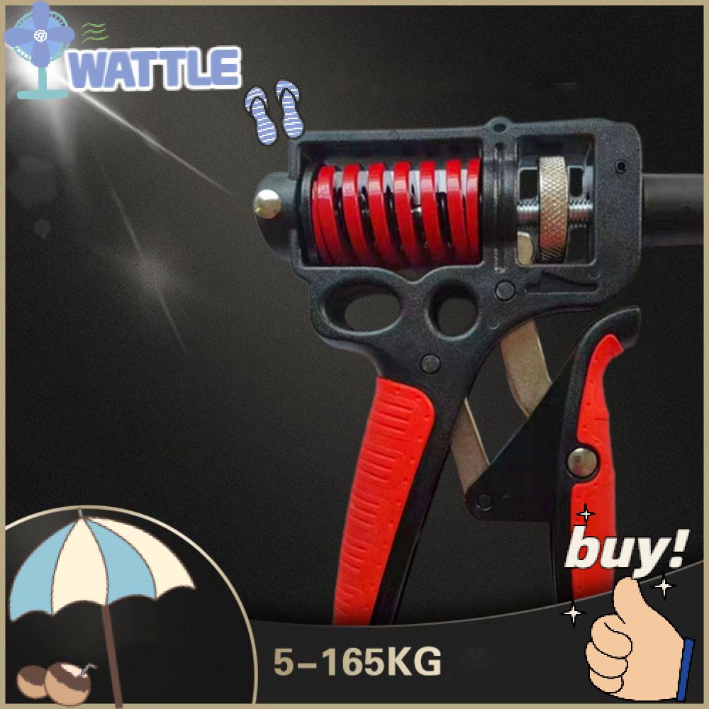 WTTLE Dụng Cụ Luyện Tập Cơ Tay 120Kg Bằng Thép Màu Đỏ Đen Có Thể Điều Chỉnh