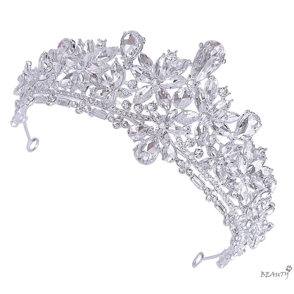 Cài Tóc Hình Vương Miện Đính Đá Sang Trọng Cho Cô Dâu