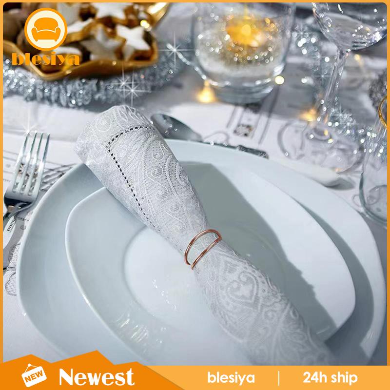 [Blesiya] Giá Đỡ Khăn Ăn Nhẫn Để Bàn Tiệc Cưới Tinh Tế