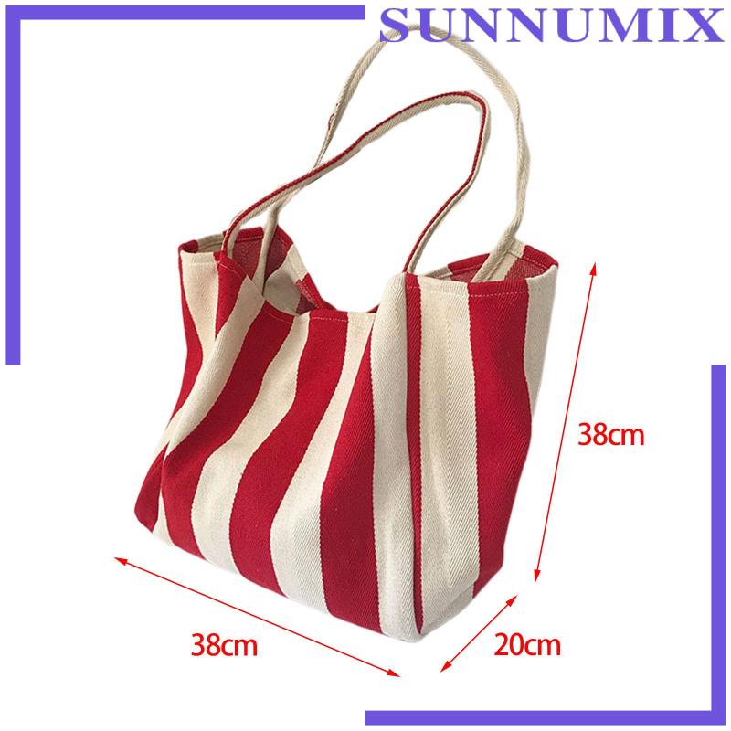 Túi Tote Vải Canvas Cỡ Lớn Thiết Kế Đơn Giản Thời Trang Đi Mua Sắm Hàng Ngày