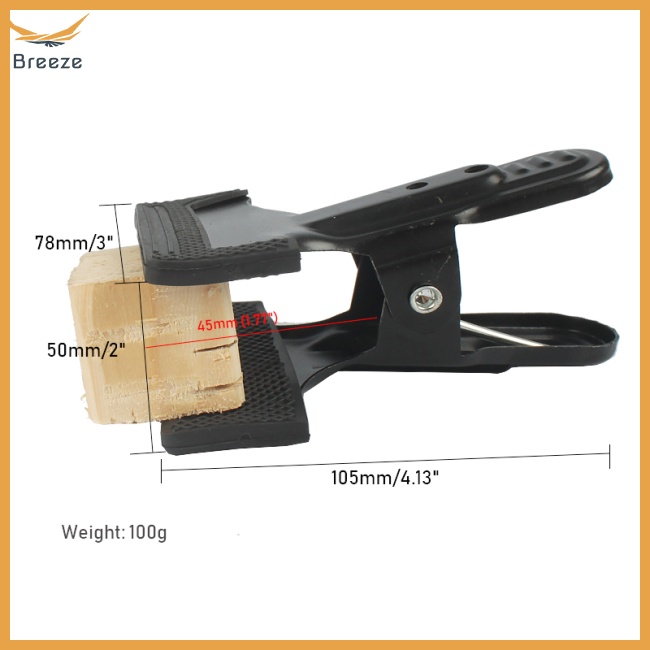 Kẹp Lò Xo Rộng 4inch Bằng Kim Loại Chuyên Dụng Cho Làm Mộc / Giấy / Ảnh