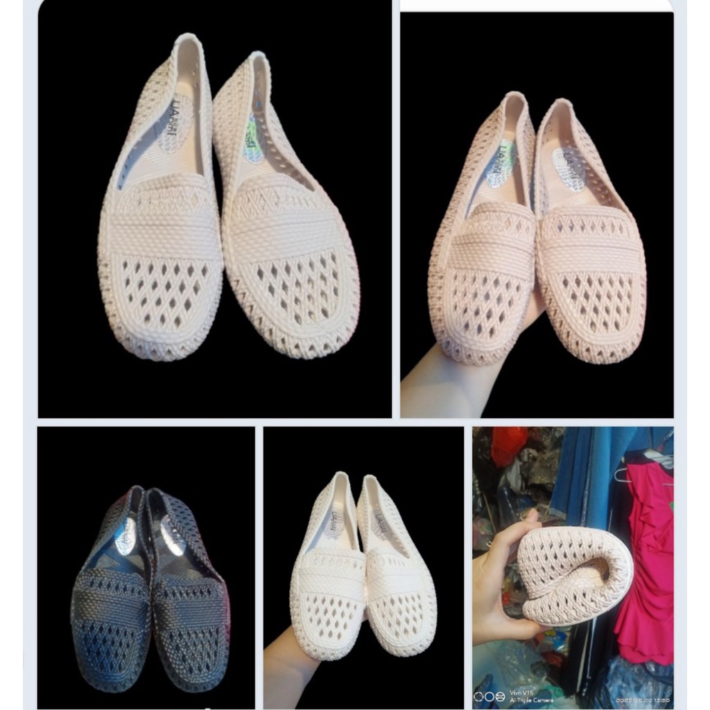 GIÀY BÚP BÊ NỮ NHỰA LƯỚI THOÁNG DẺO MỀM SIZE 36-40