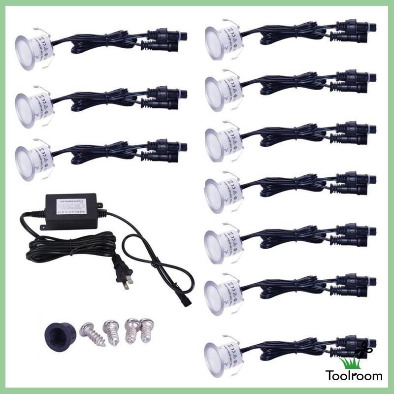 Set 10 Đèn LED IP67 Chống Thấm Nước Trang Trí Sân Vườn