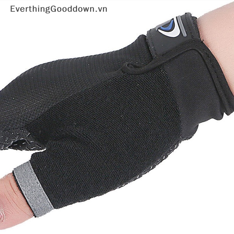 Everthinggooddown Găng Tay Câu Cá Mùa Hè Hai Ngón Chống Nắng Chống Trượt Thoáng Khí Có Thể Chạm Màn Hình Cảm Ứng Cho Nam Và