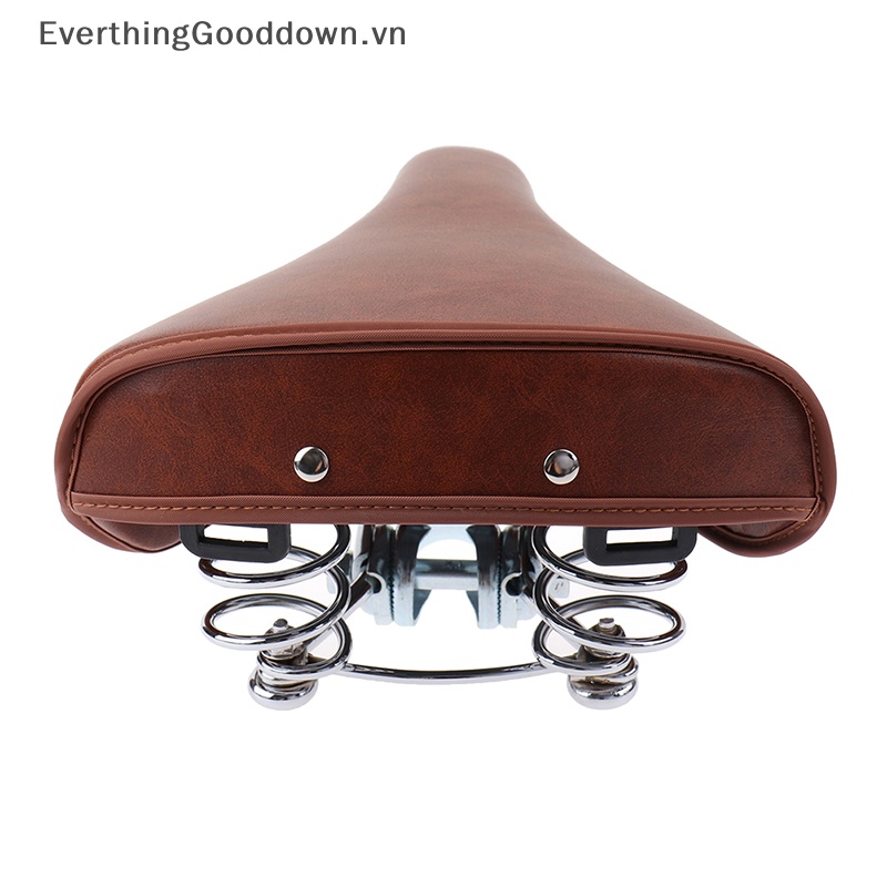 Everthinggooddown Yên Xe Đạp Bằng Da PU Thoải Mái Phong Cách Cổ Điển
