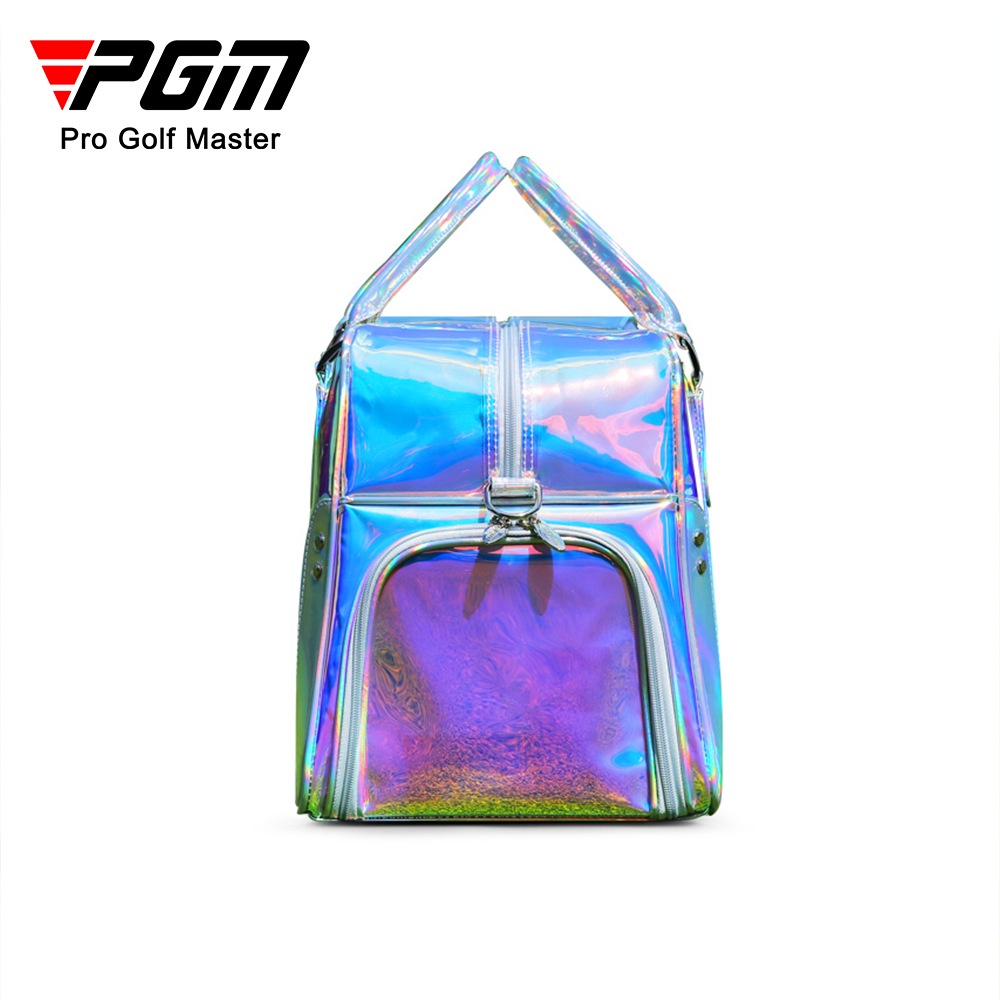 PGM Deluxe Golf Túi đựng giày nữ Lưới màu đỏ đầy màu sắc Túi quần áo không thấm nước Túi chơi gôn lớn YWB026