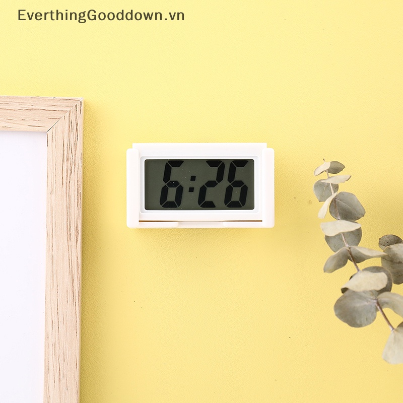Everthinggooddown Đồng Hồ Kỹ Thuật Số Hiển Thị Màn Hình LCD Jumbo Dán Bảng Điều Khiển Xe Hơi