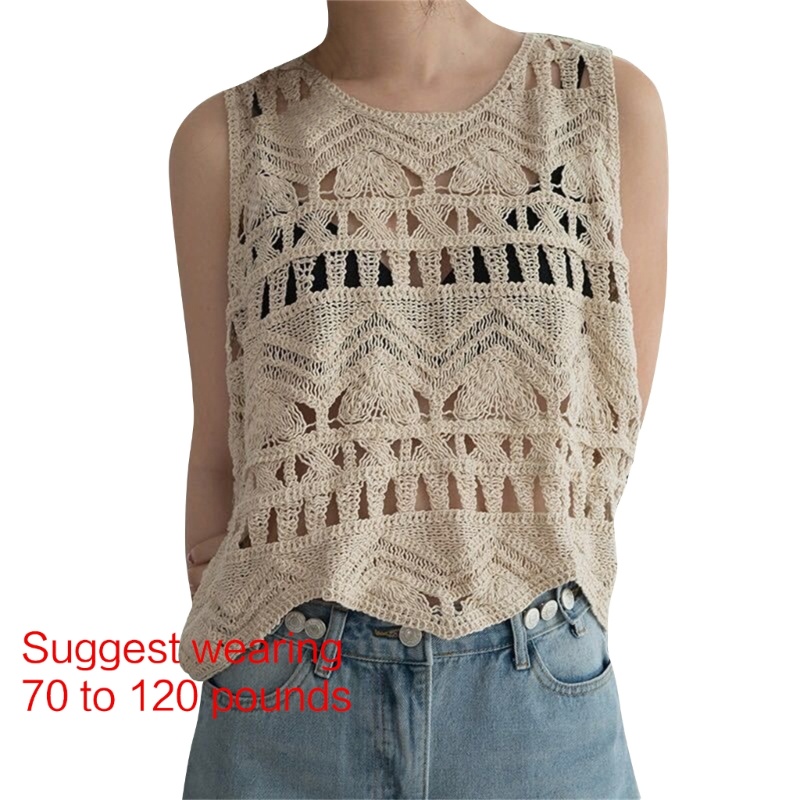 Áo Croptop Đan Len Không Tay Cổ Thuyền Màu Trơn Thời Trang Mùa Hè Cho Nữ Y2K