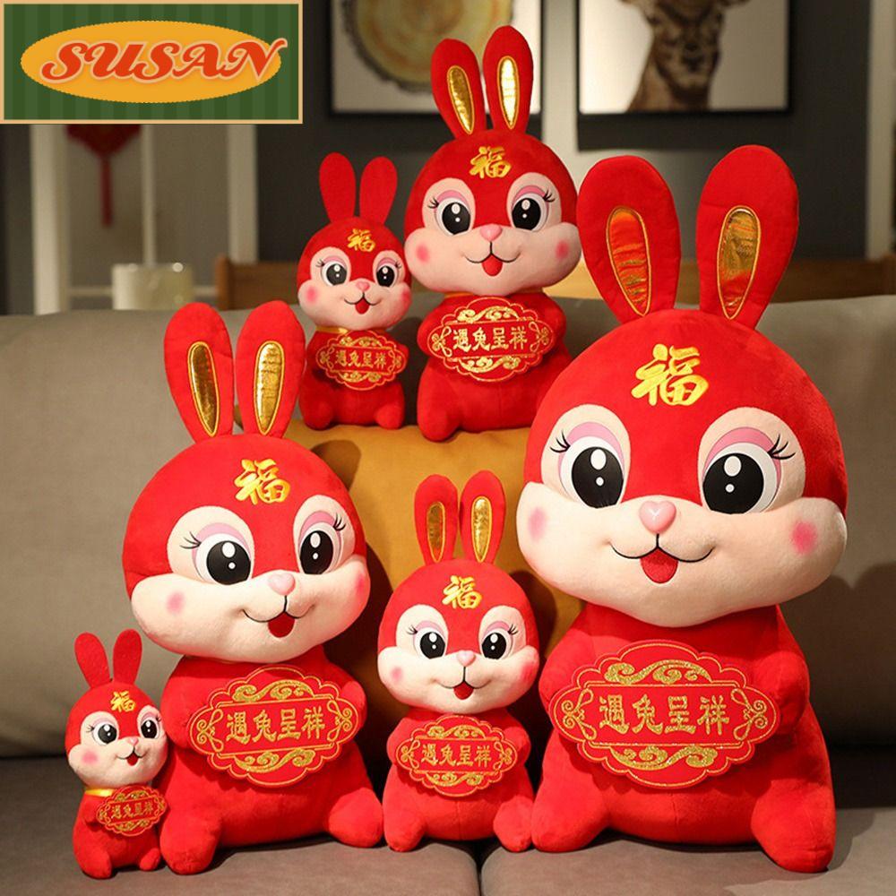 SUSANS Thú Nhồi Bông Hình Thỏ Hoạt Hình Đáng Yêu