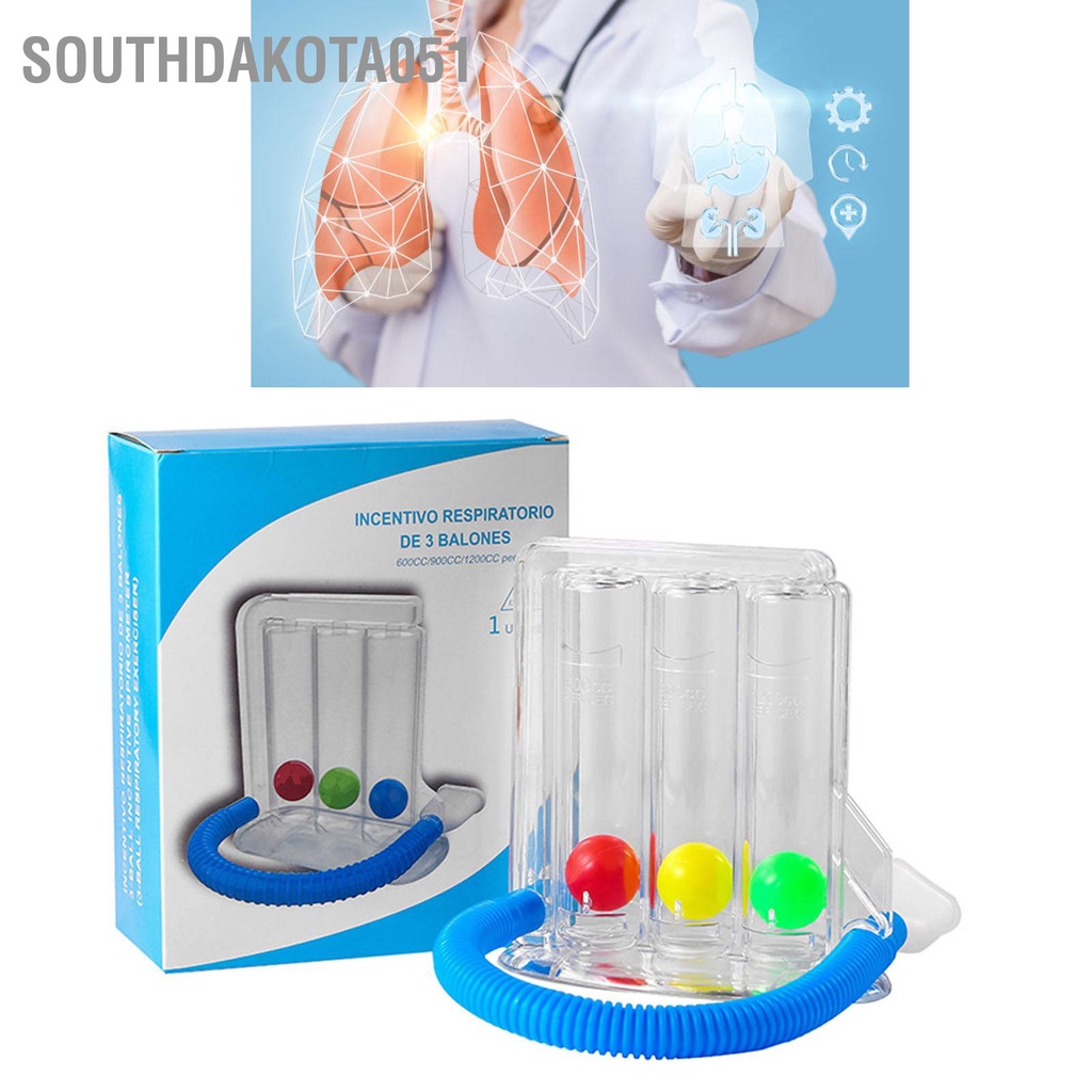 Southdakota051 Máy tập hô hấp thở sâu Hệ thống đo lường bài
