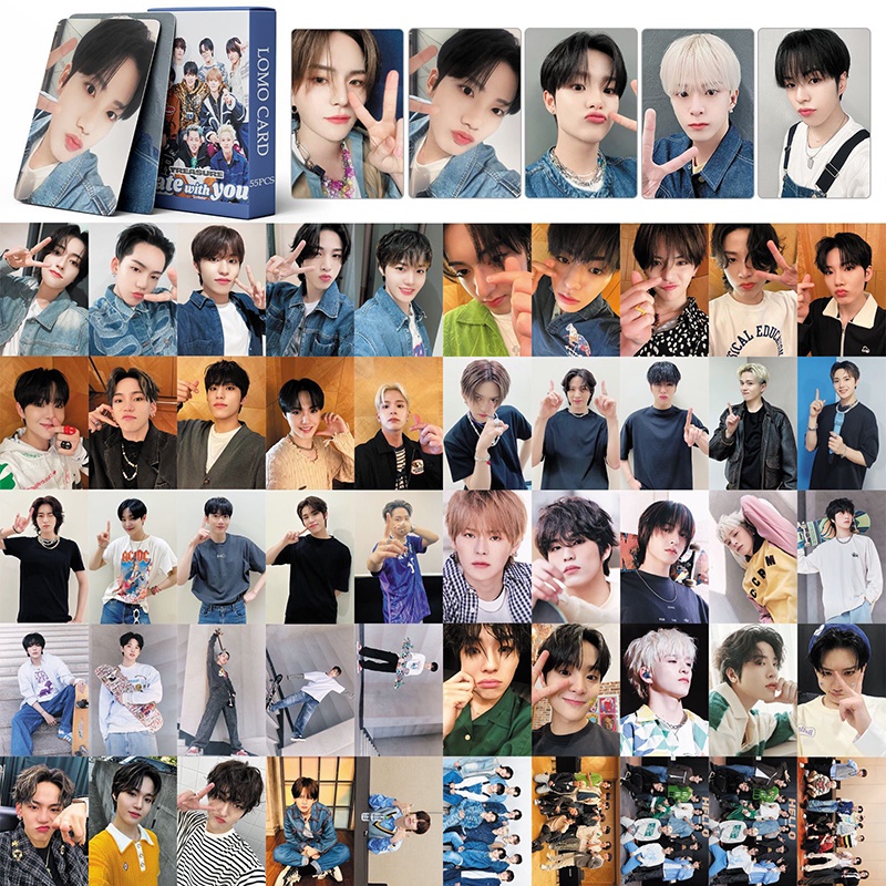 TREASURE LOMO Card Set 55 Tấm Thẻ Ảnh Date with you Hình Nhóm Nhạc KPOP