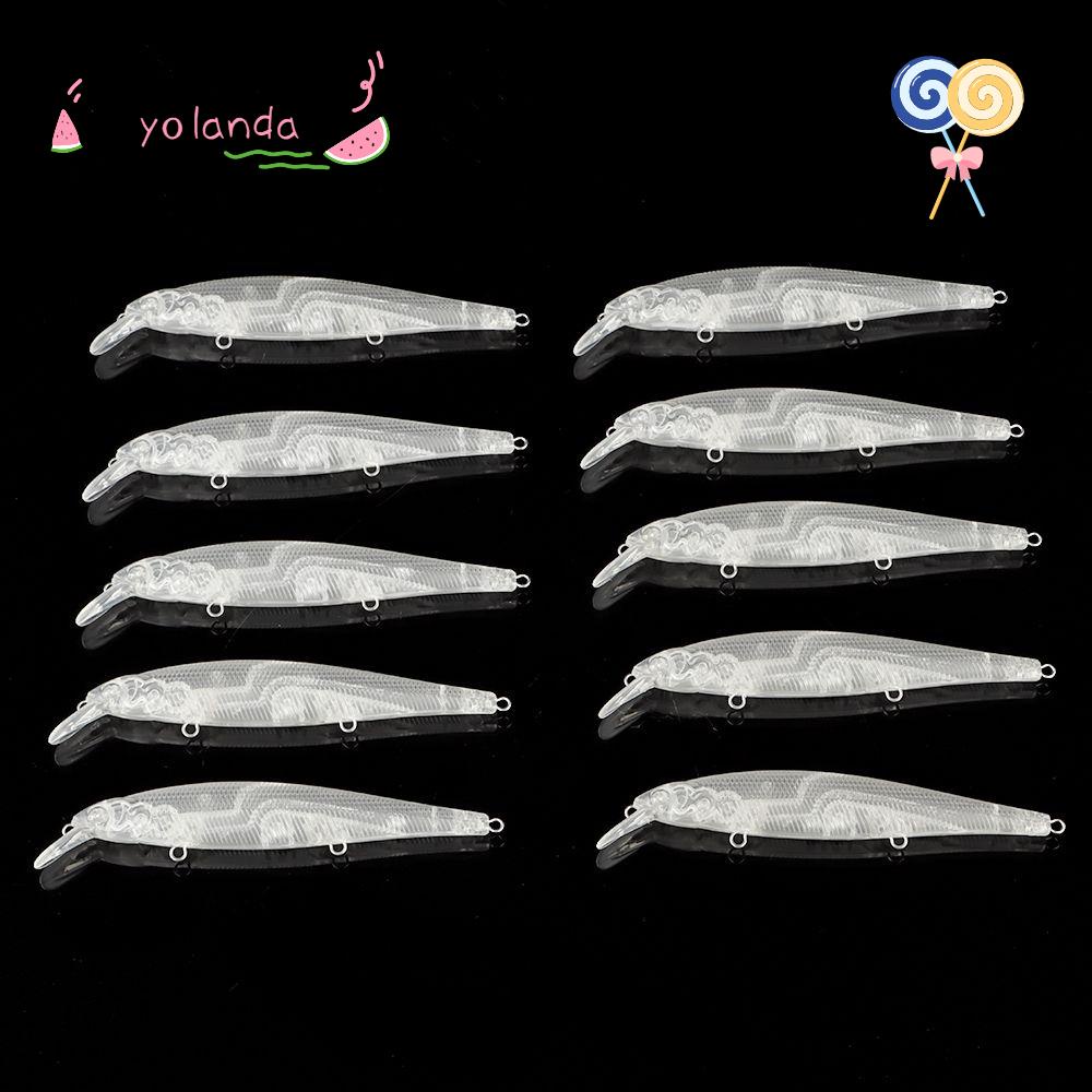 YOLA Set 10 Mồi Câu Cá Giả Bằng Nhựa