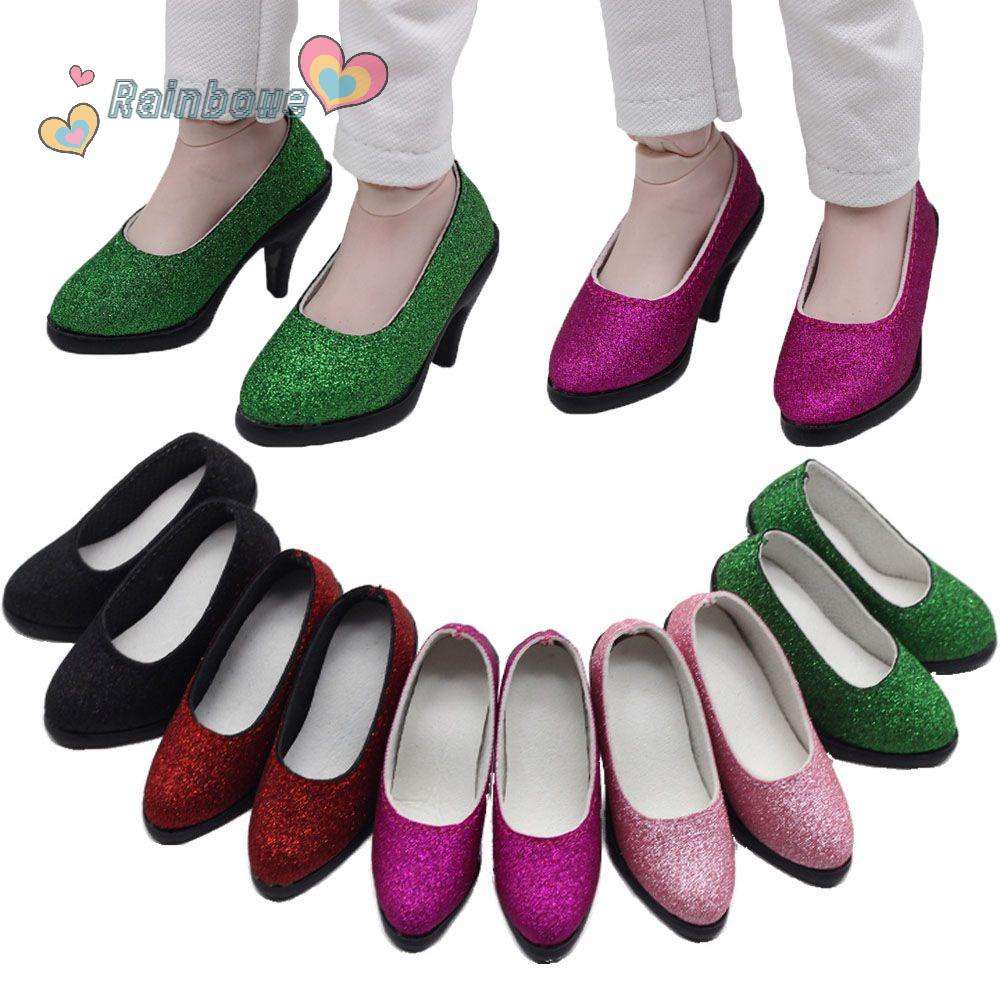 RAINBOW Giày Búp Bê Da PU Phối Vải Thời Trang Đáng Yêu Dành Cho Trẻ 1 / 3 3 Kiểu