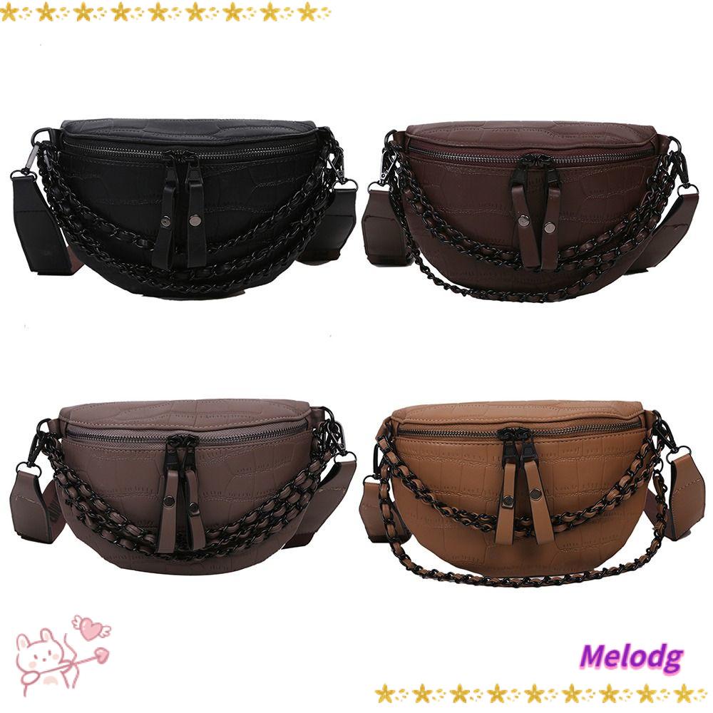 Túi Đeo Chéo Nhỏ Dây Bản Rộng Có Khóa Kéo Phong Cách Cổ Điển Cho Nữ